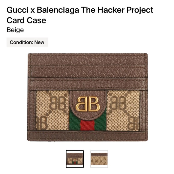 NIB Gucci x Balenciaga The Hacker Project Card Case - Picture 1 of 14